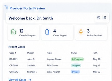 Provider portal preview