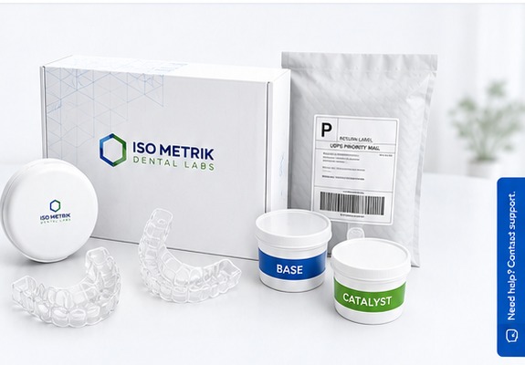 ISO Metrik Dental Labs custom appliance impression kit